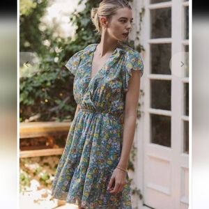 Trovata Birds Of Paradis | Marcella Summer Fields Floral Dress